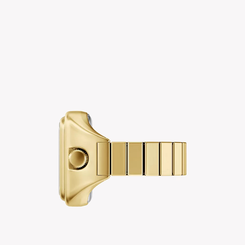 Fossil Raquel Watch Ring Two-Hand Gold-Tone Stainless Steel Watch