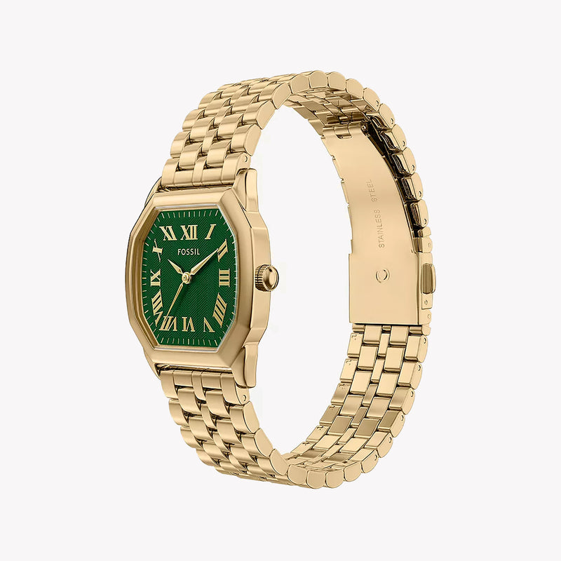 Harlow Three-Hand Gold-Tone Stainless Steel Watch