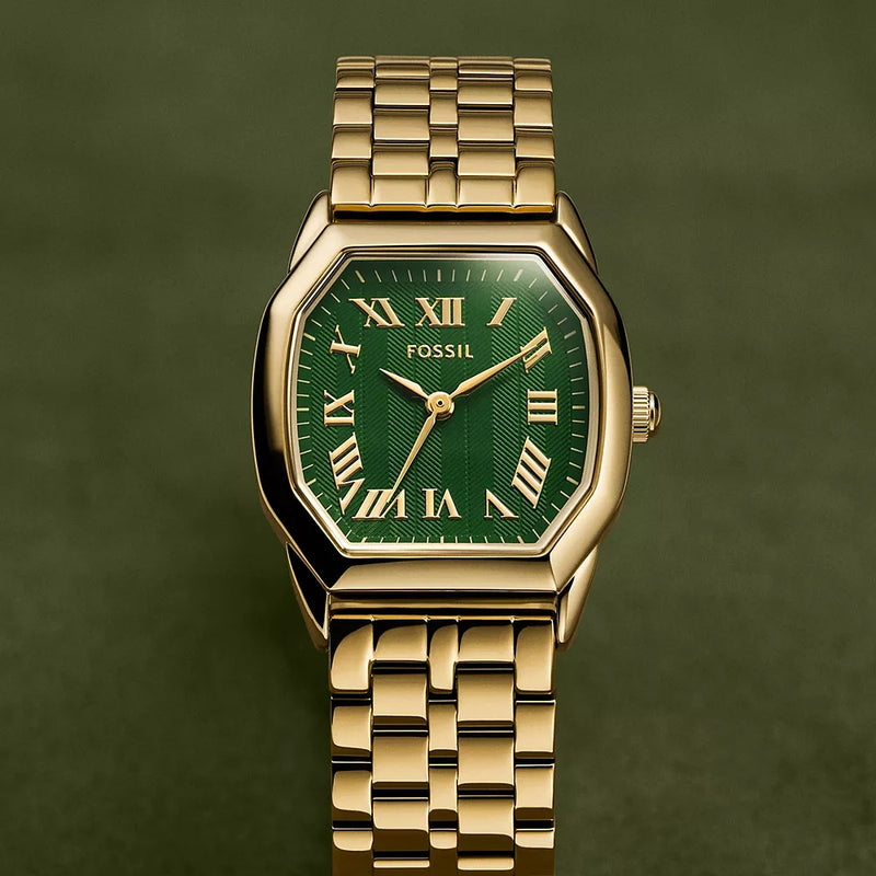 Harlow Three-Hand Gold-Tone Stainless Steel Watch