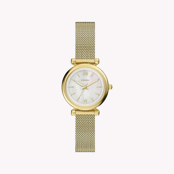 Carlie Mini Three-Hand Gold-Tone Stainless Steel Watch - ES5462