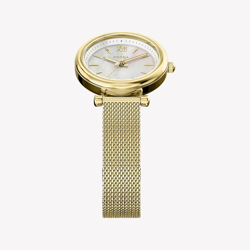 Carlie Mini Three-Hand Gold-Tone Stainless Steel Watch - ES5462
