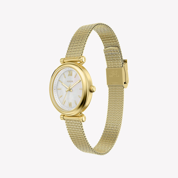 Carlie Mini Three-Hand Gold-Tone Stainless Steel Watch - ES5462