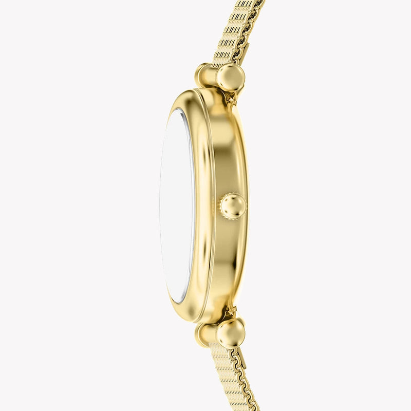 Carlie Mini Three-Hand Gold-Tone Stainless Steel Watch - ES5462