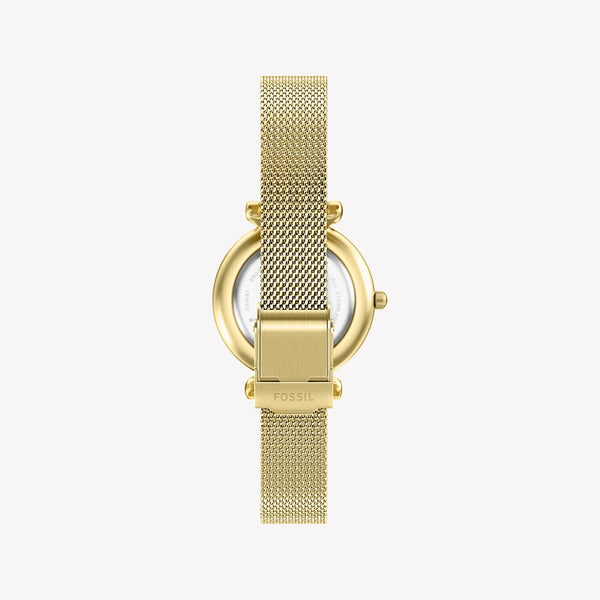 Carlie Mini Three-Hand Gold-Tone Stainless Steel Watch - ES5462