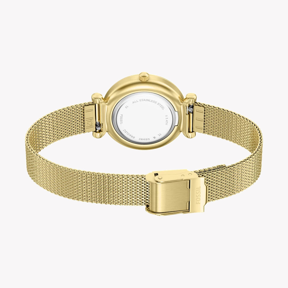 Carlie Mini Three-Hand Gold-Tone Stainless Steel Watch - ES5462