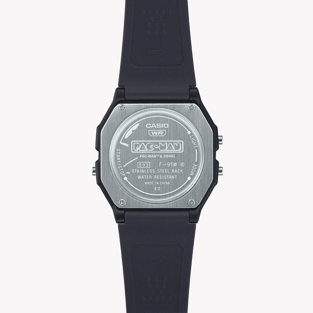 Casio Unisex's Black Resin Watch | F-91wpc-1aer
