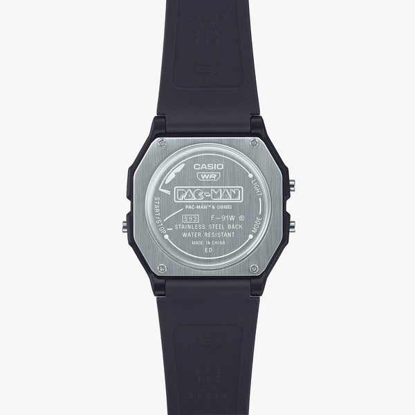 Casio Unisex's Black Resin Watch | F-91wpc-1aer