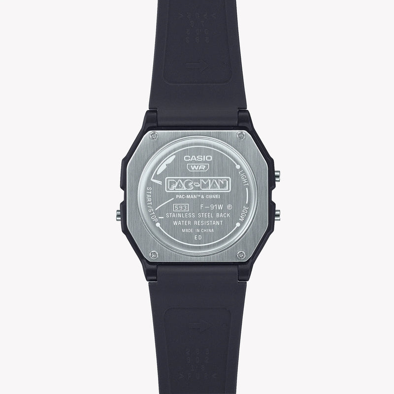 Casio Unisex's Black Resin Watch | F-91wpc-1aer