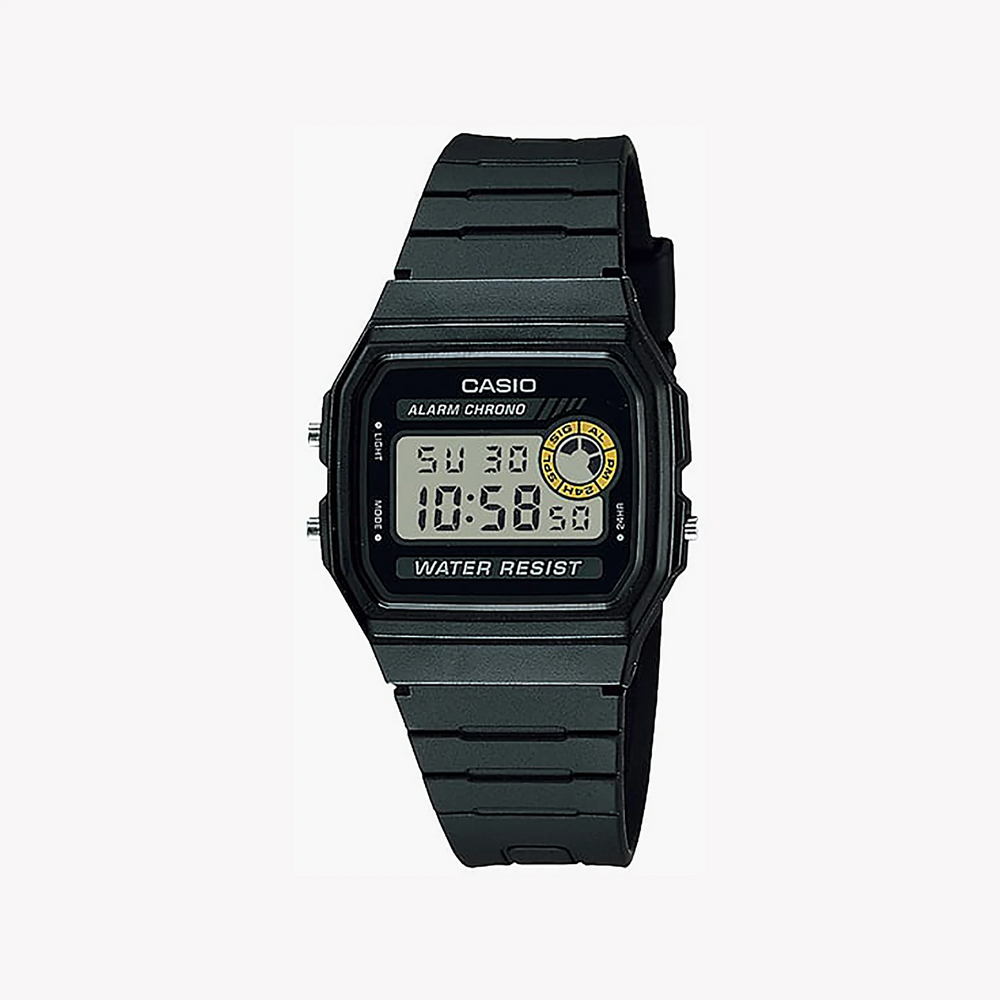 Casio Unisex's Resin Black, Black | F-94wa-8df