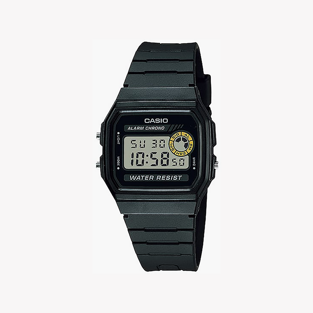 Casio Unisex's Resin Black, Black | F-94wa-8df