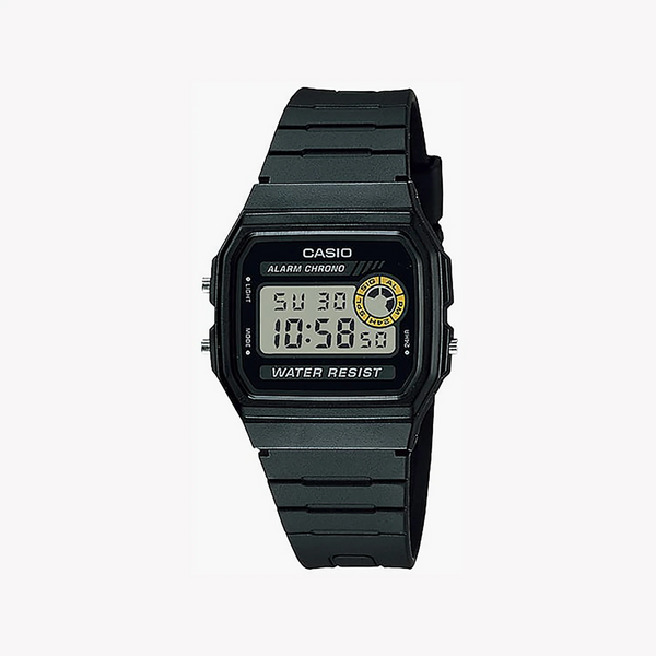 Casio Unisex's Resin Black, Black | F-94wa-8df