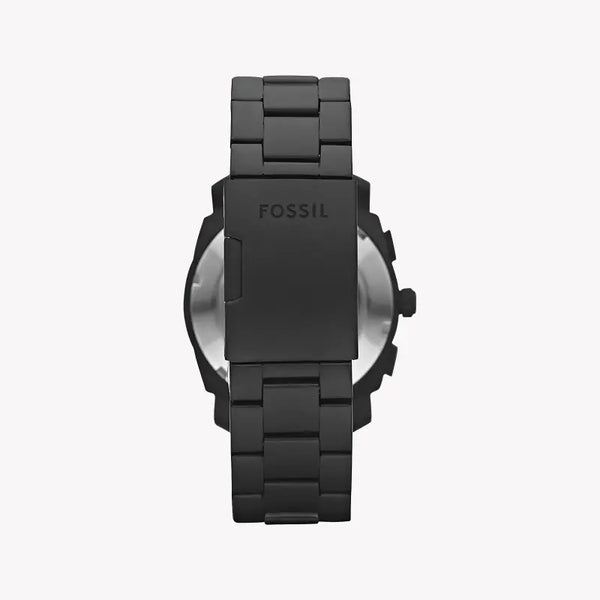 Fossil Men's Black Stainless Steel Watch, Quartz Movement | Fs4682