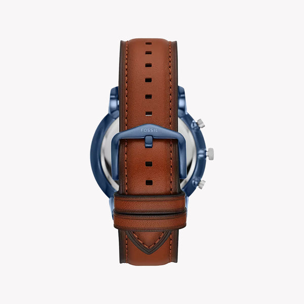 Fossil Men's Silver Stainless Steel, Brown Leather | Fs5791 by i-watch