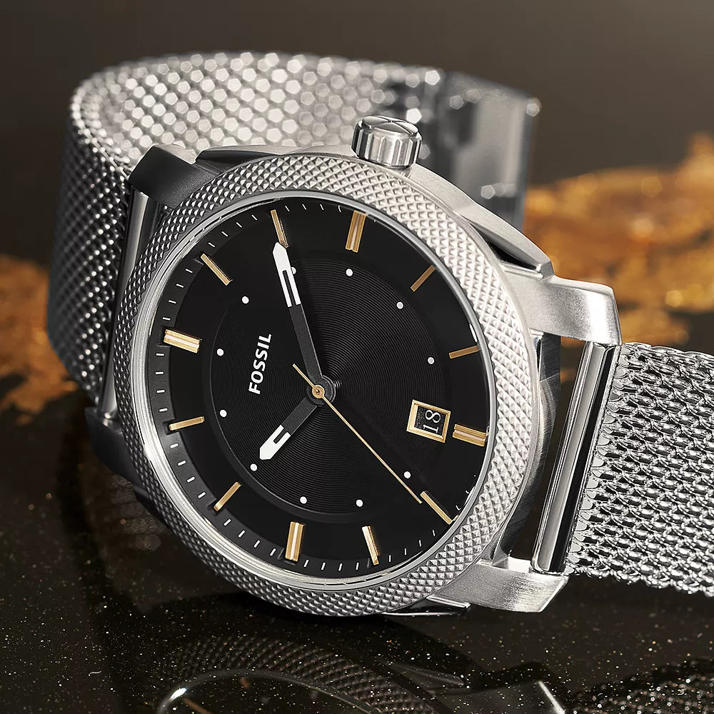 Fossil Men's Silver Stainless Steel Watch | Fs5883