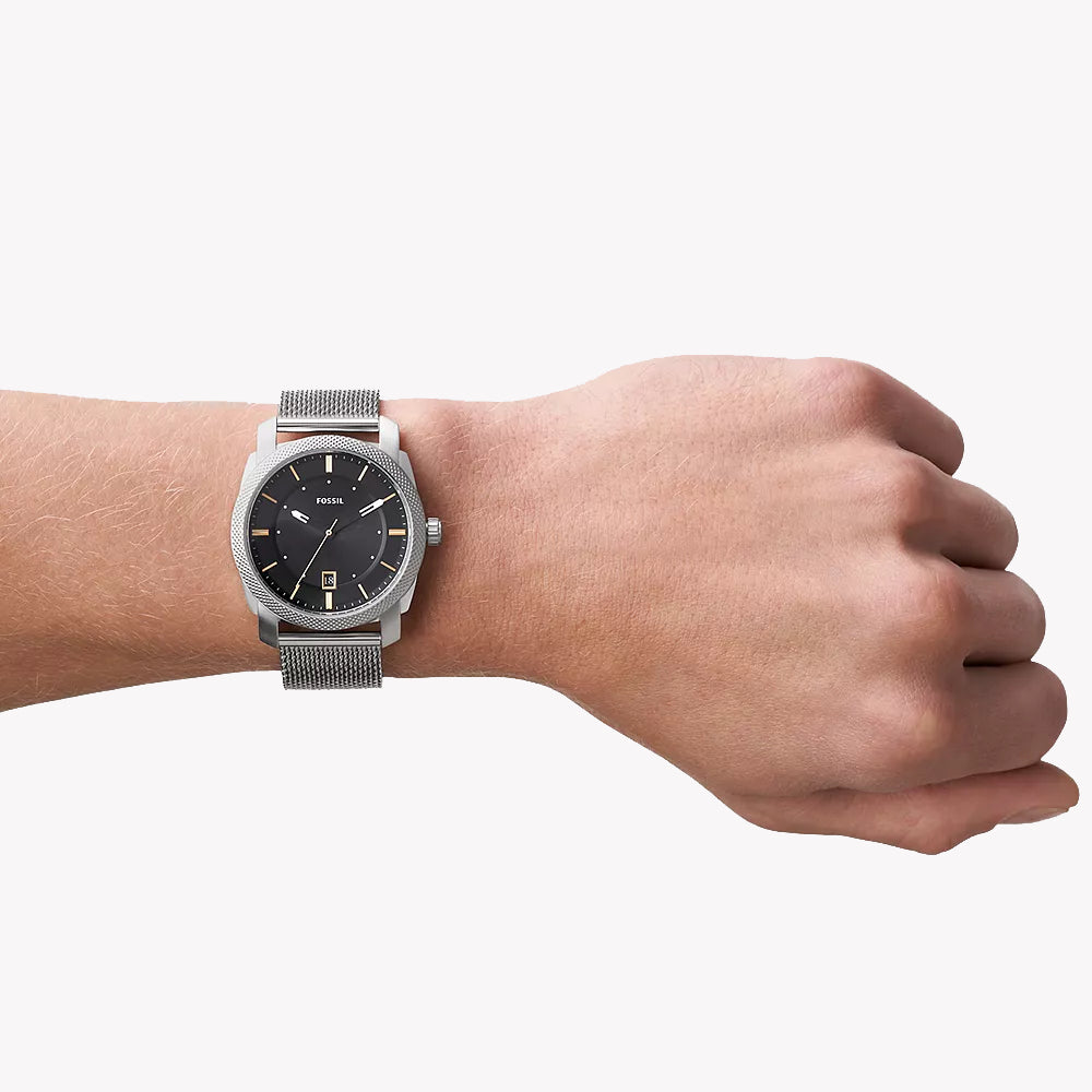 Fossil Men's Silver Stainless Steel Watch | Fs5883