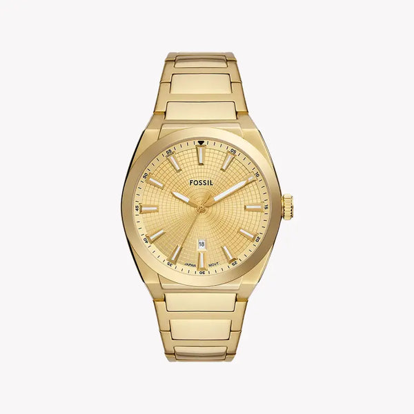Fossil Men's Gold Stainless Steel Watch, Gold Dial | Fs5965 by i-watch