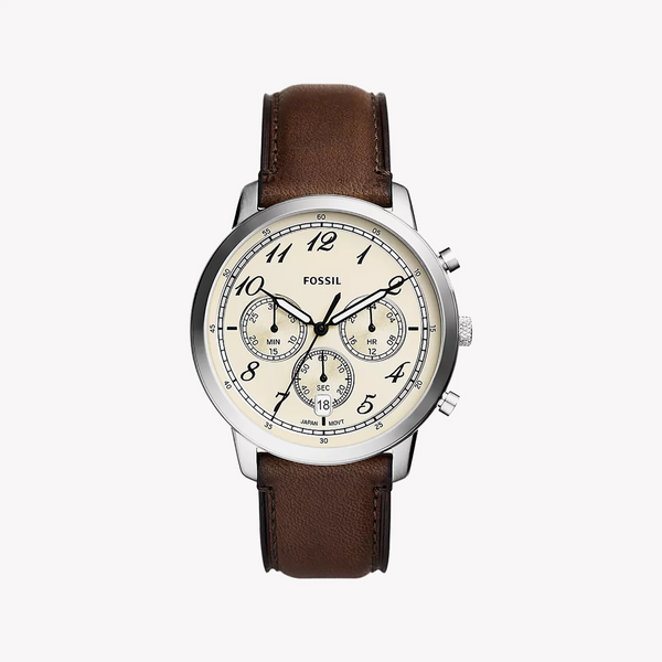 Fossil Men's Stainless Steel/Leather Watch | Fs6022 by i-watch