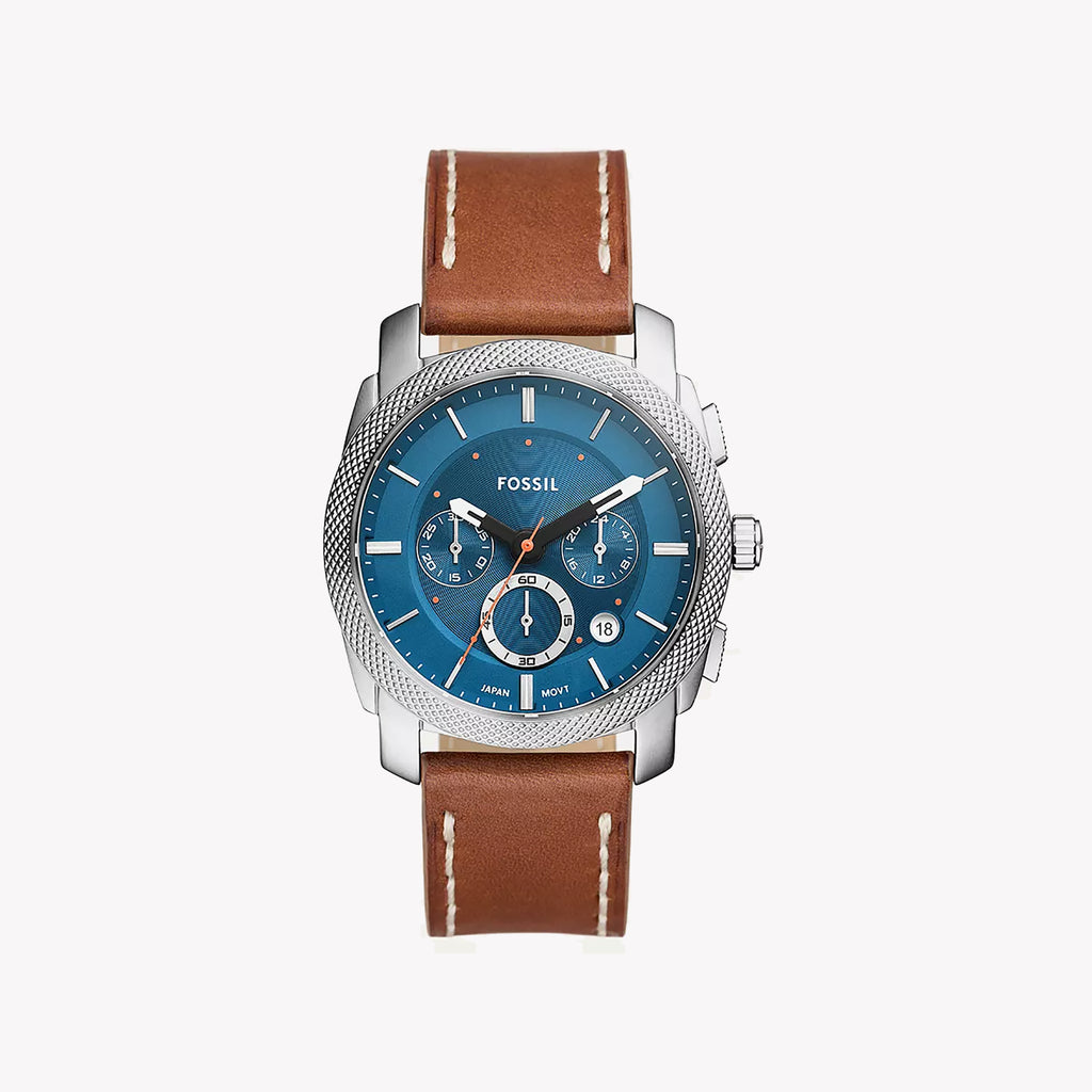 Fossil Men's Stainless Steel, Leather | Fs6059 Watch