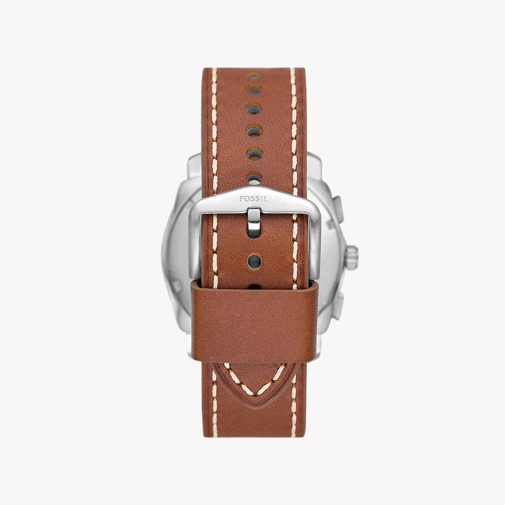 Fossil Men's Stainless Steel, Leather | Fs6059 Watch