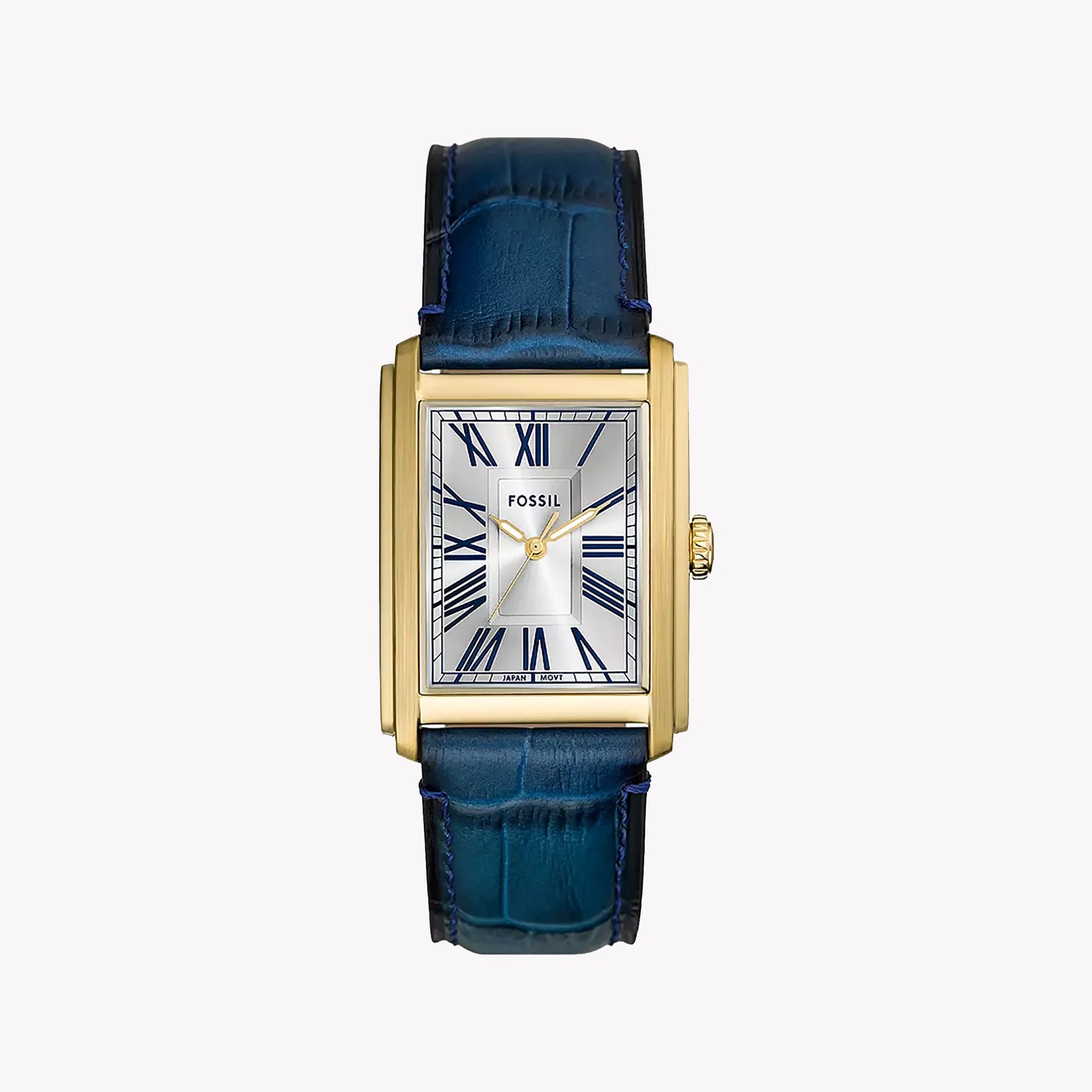 Fossil Men's Gold Stainless Steel, Blue Leather | Fs6076 by i-watch