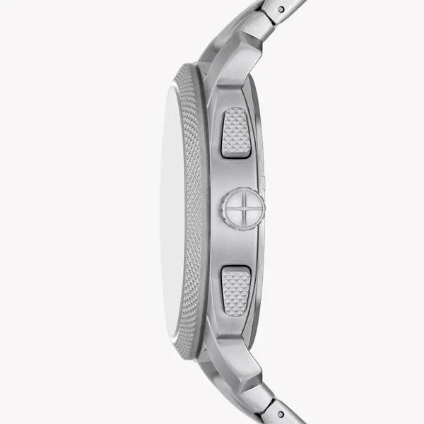 Fossil Men's Silver Stainless Steel, Dark Green Dial | Fs6079 by i-watch