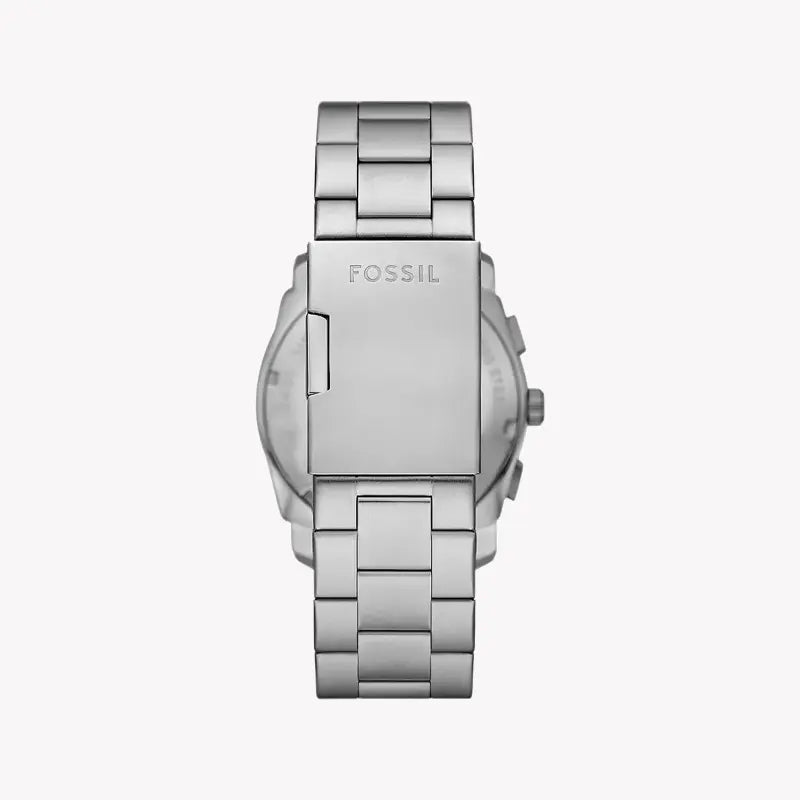 Fossil Men's Silver Stainless Steel, Dark Green Dial | Fs6079