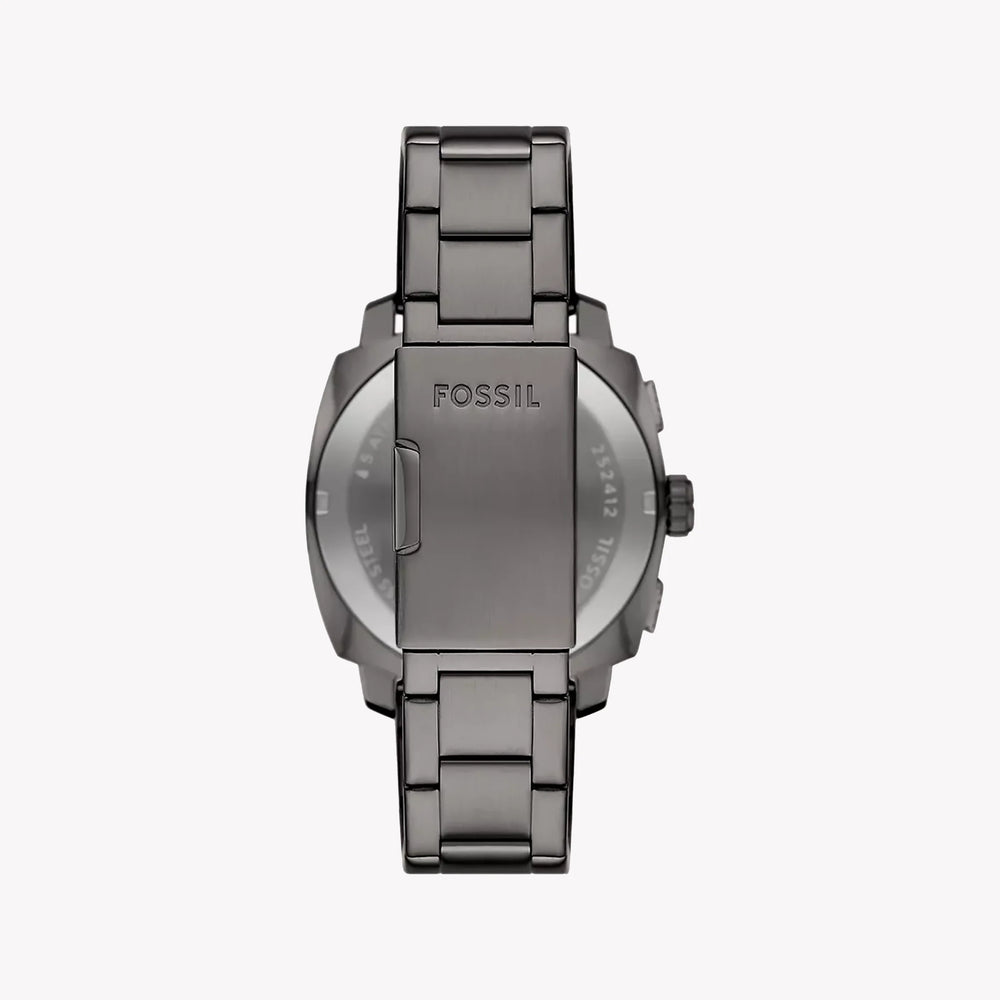 Fossil Men's Grey Stainless Steel Watch, Black Dial | Fs6098 by i-watch