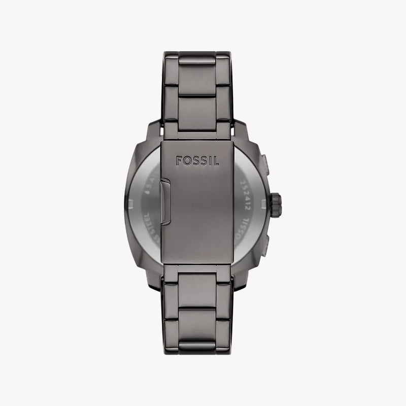 Fossil Men's Grey Stainless Steel Watch, Black Dial | Fs6098 by i-watch