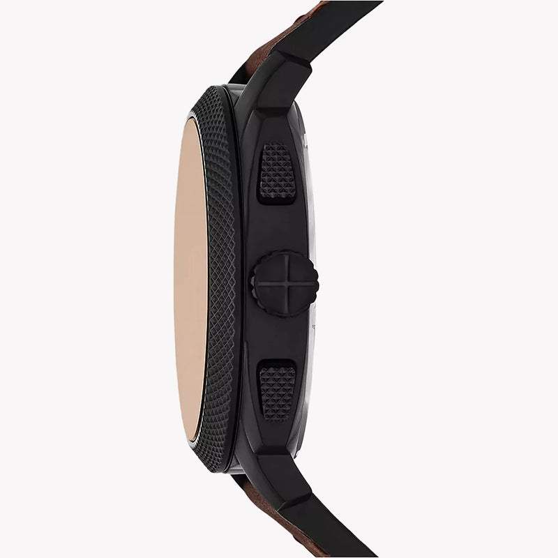 Fossil Men's Black Leather Watch, Stainless Steel | Fs6101 by i-watch