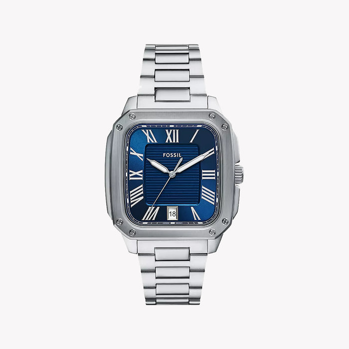 Fossil Men's Crosby Three-Hand Date Stainless Steel Watch FS6121