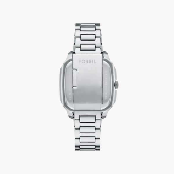 Fossil Men's Black/Silver Stainless Steel Watch | Fs6122