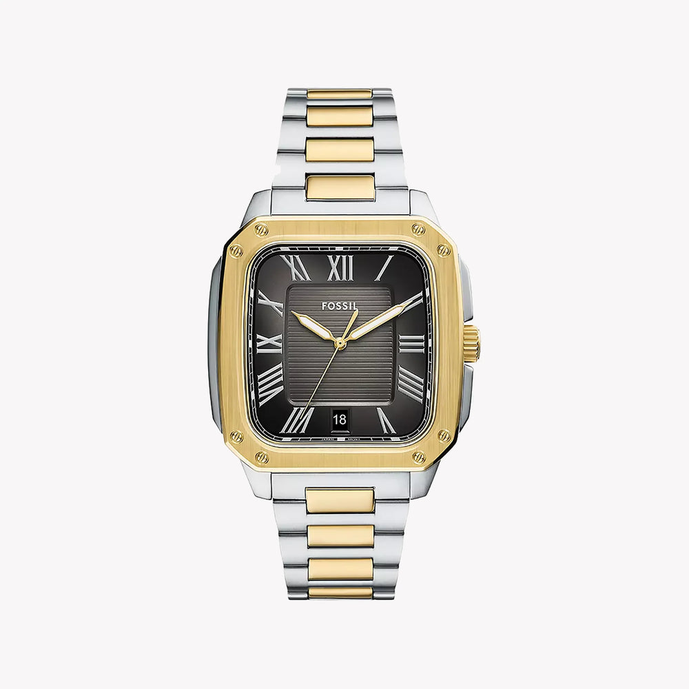 Fossil Men's Stainless Steel Silver/Gold | Fs6123 by i-watch