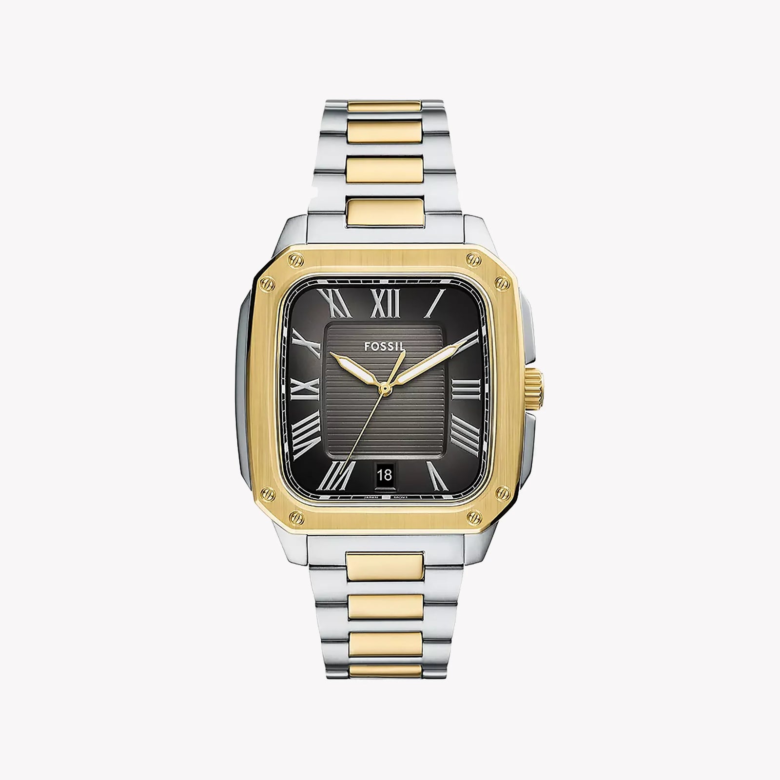 Fossil Men's Stainless Steel Silver/Gold | Fs6123 by i-watch