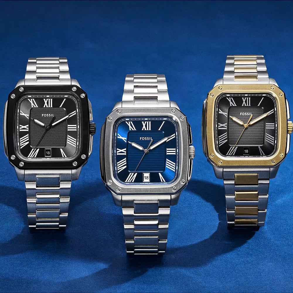 Fossil Men's Stainless Steel Silver/Gold | Fs6123