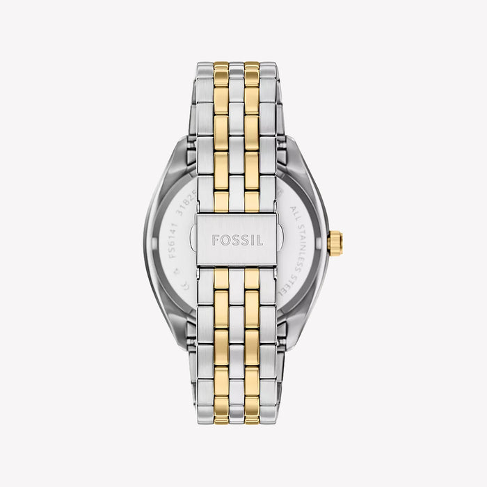 Campbell Three-Hand Day-Date Two-Tone Stainless Steel Watch