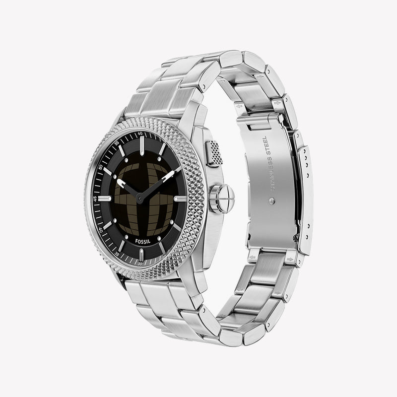 Fossil Machine Big Tic 41MM Stainless Steel Watch FS6155