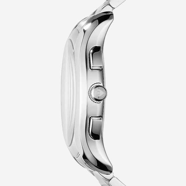 Emporio Armani Men's Silver Stainless Steel Watch, Black Dial | Ar11083 by i-watch