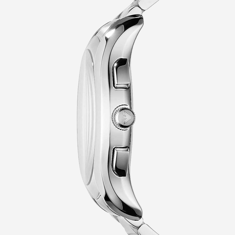 Emporio Armani Men's Silver Stainless Steel Watch, Black Dial | Ar11083 by i-watch