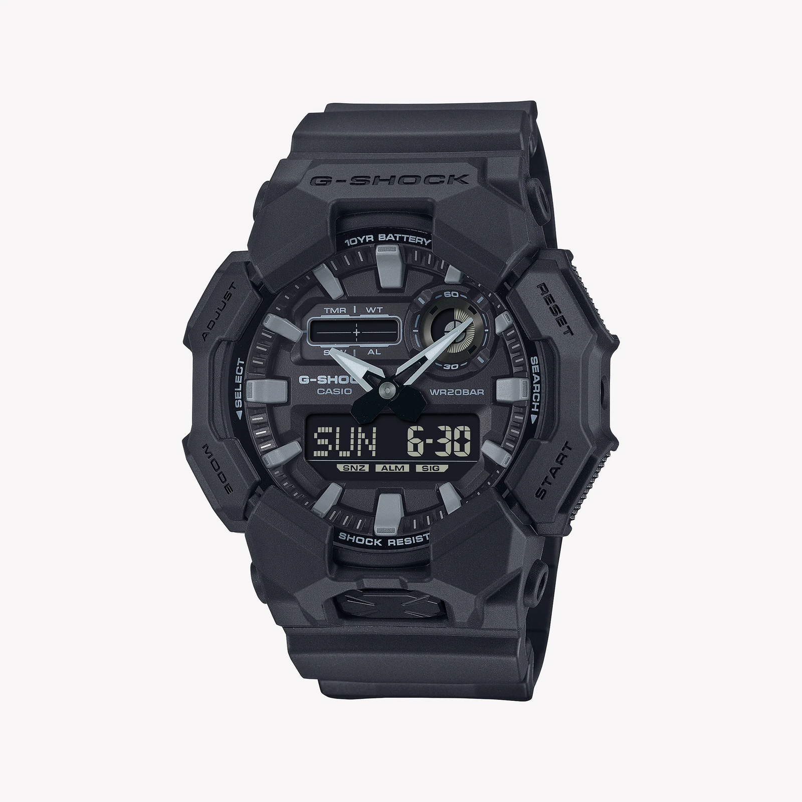 Casio Men's Black Resin Watch | Ga-010-1a1er by i-watch