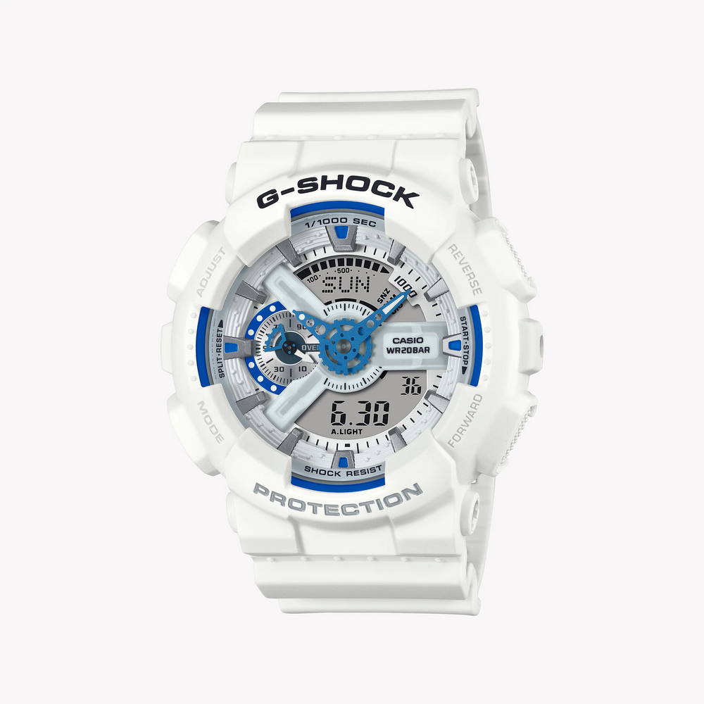Casio G-Shock Men's White Resin Watch | Ga-110hds-7aer by i-watch