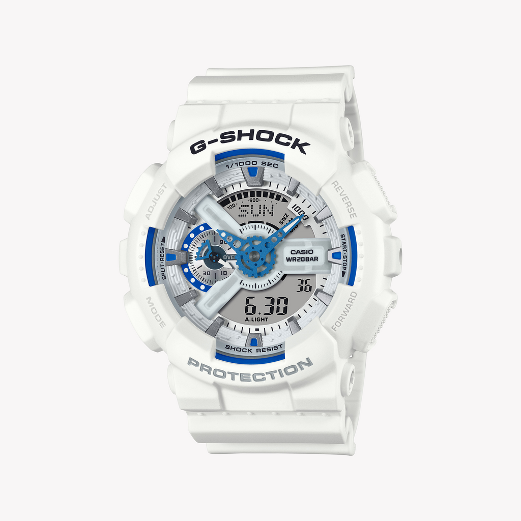Casio G-Shock Men's White Resin Watch | Ga-110hds-7aer