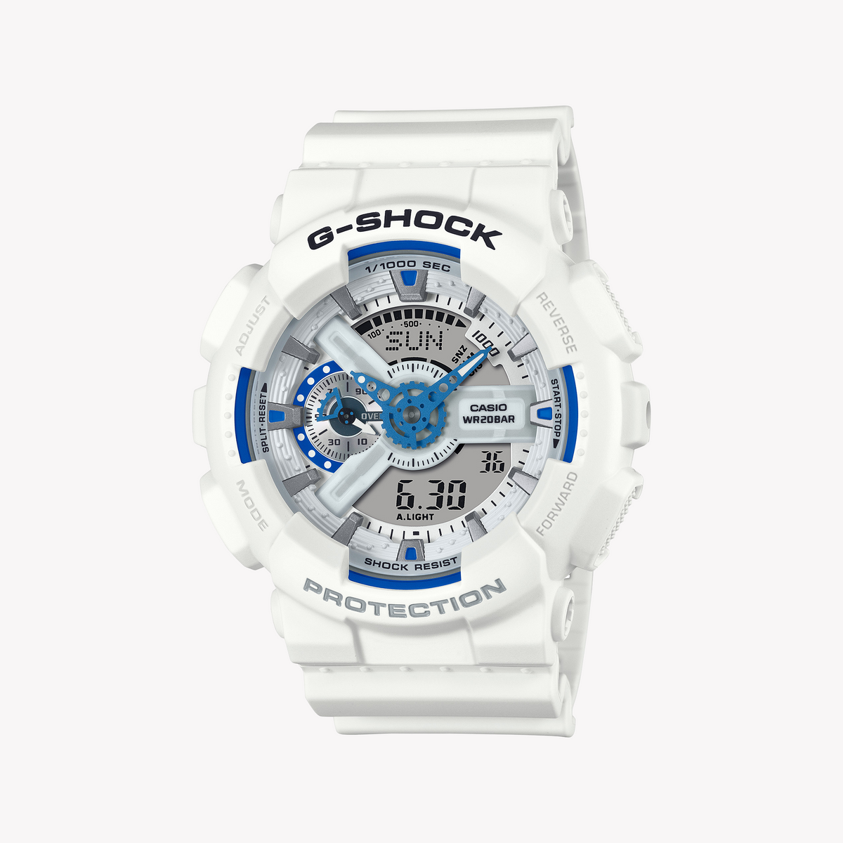 Casio G-Shock Men's White Resin Watch | Ga-110hds-7aer