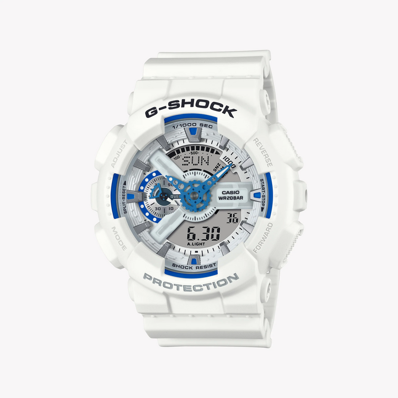 Casio G-Shock Men's White Resin Watch | Ga-110hds-7aer by i-watch
