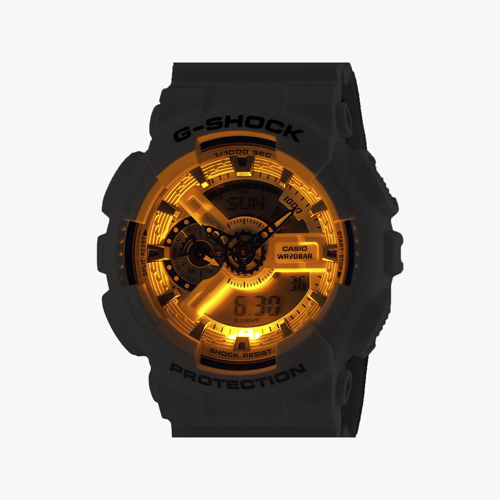 Casio G-Shock Men's White Resin Watch | Ga-110hds-7aer
