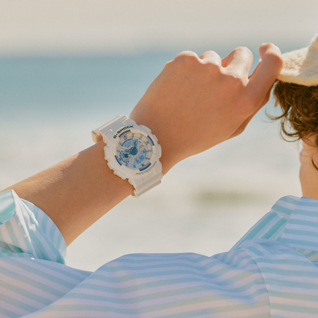 Casio G-Shock Men's White Resin Watch | Ga-110hds-7aer