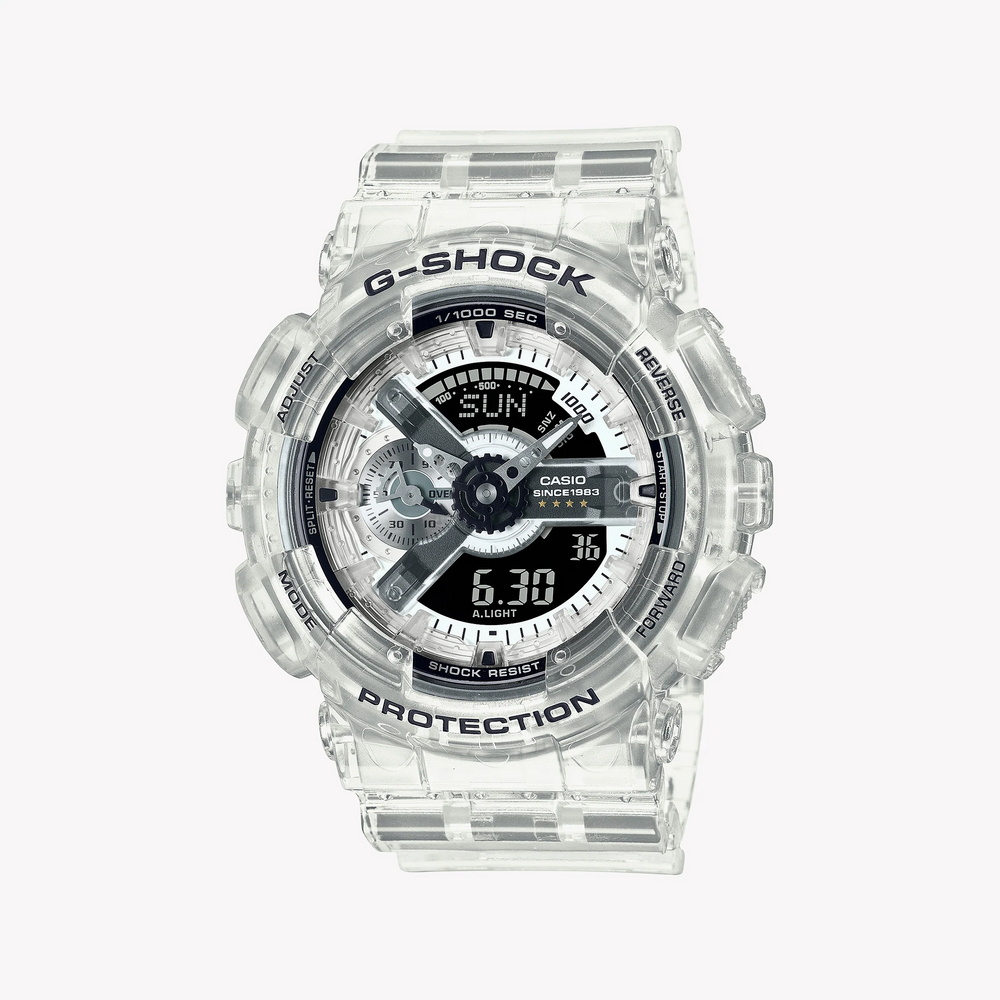 Casio Unisex White Resin Watch, Digital Display | Ga-114rx-7a by i-watch