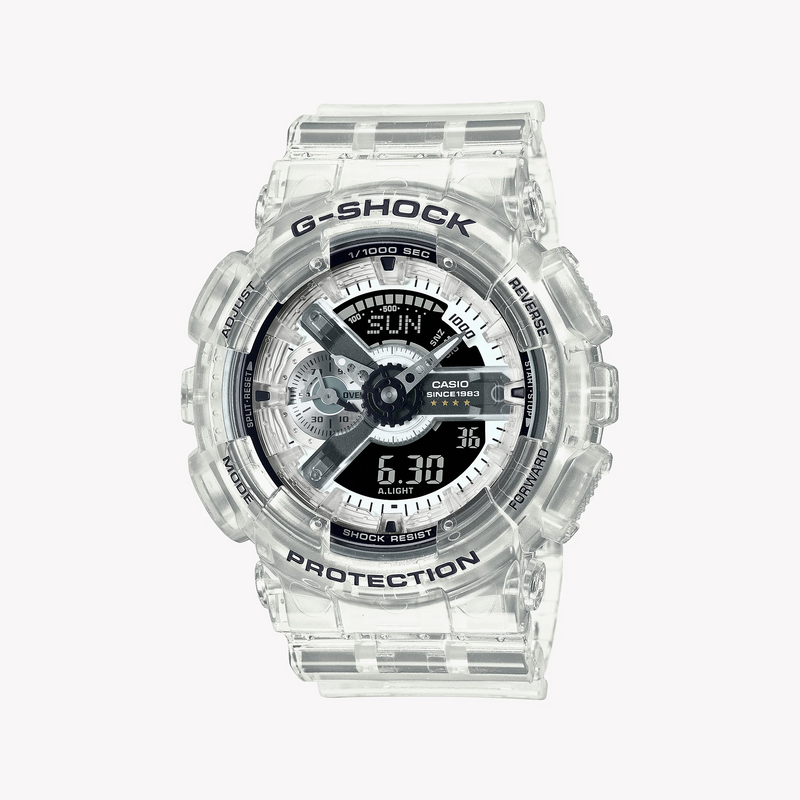 Casio Unisex White Resin Watch, Digital Display | Ga-114rx-7a by i-watch