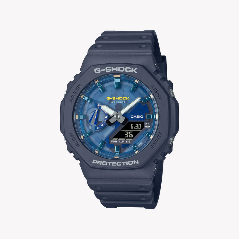 Casio G-Shock Men's Blue Resin Watch | Ga-2100as-2aer by i-watch