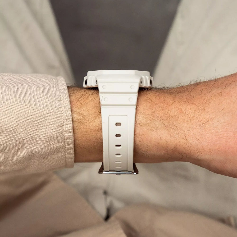 Casio G-Shock Men's Beige/Blue Resin, Resin | Ga-2100as-5aer by i-watch