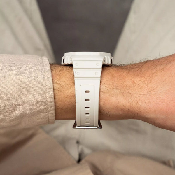 Casio G-Shock Men's Beige/Blue Resin, Resin | Ga-2100as-5aer